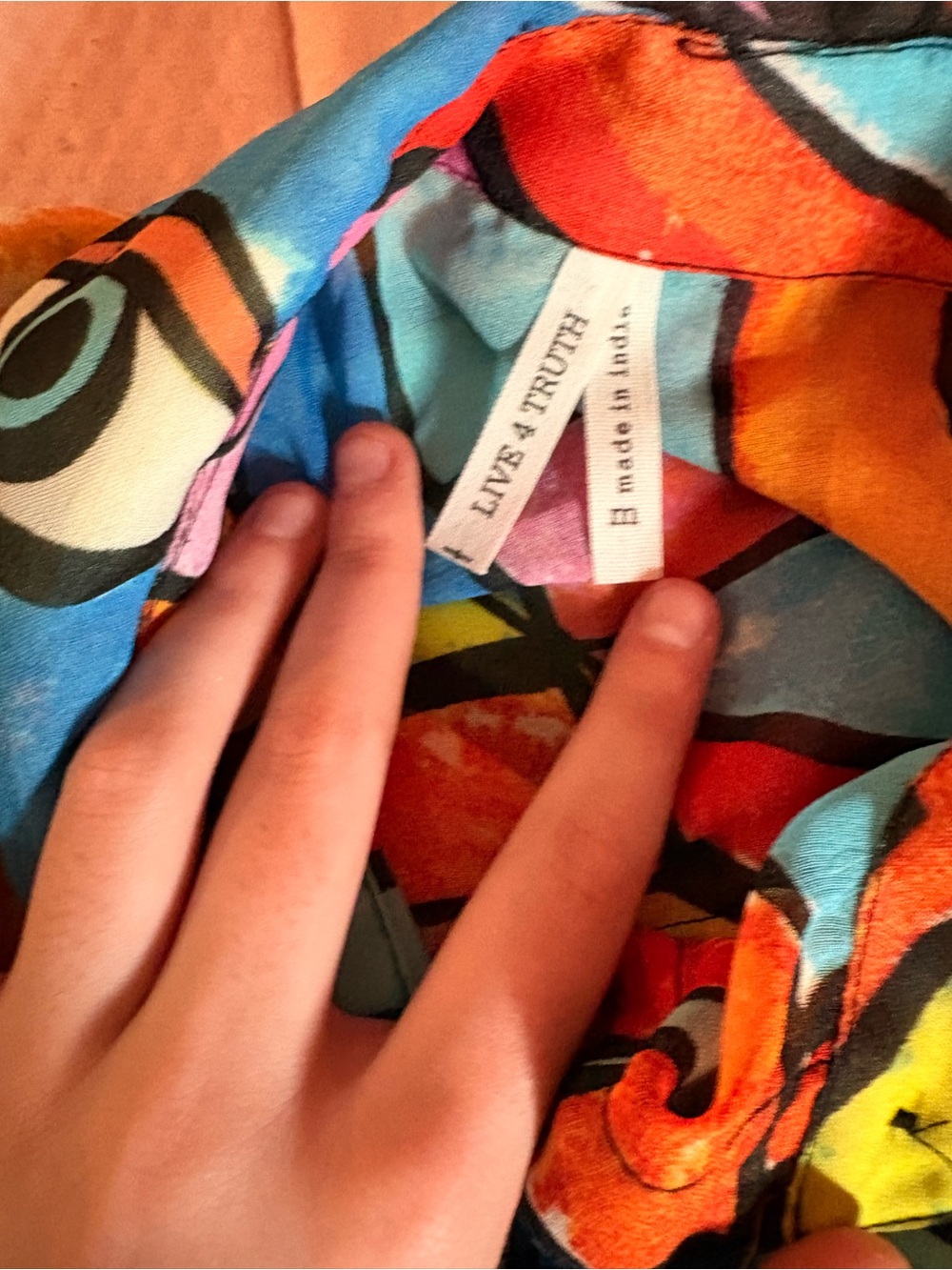 Live 4 Truth Vibrant Multicolor Abstract Blazer - Picture 4 of 4